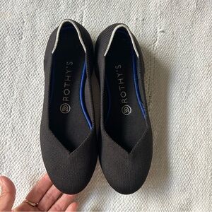 Rothy's Black Flats Sleek and Versatile